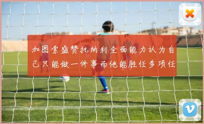 加图索盛赞托纳利全面能力认为自己只能做一件事而他能胜任多项任务